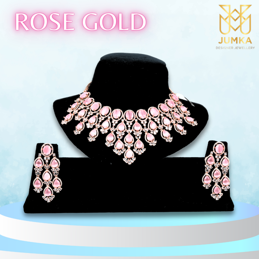 Rose gold jewellery